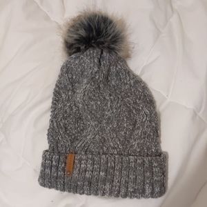 Cedar Wood Pom Beanie Unisex
